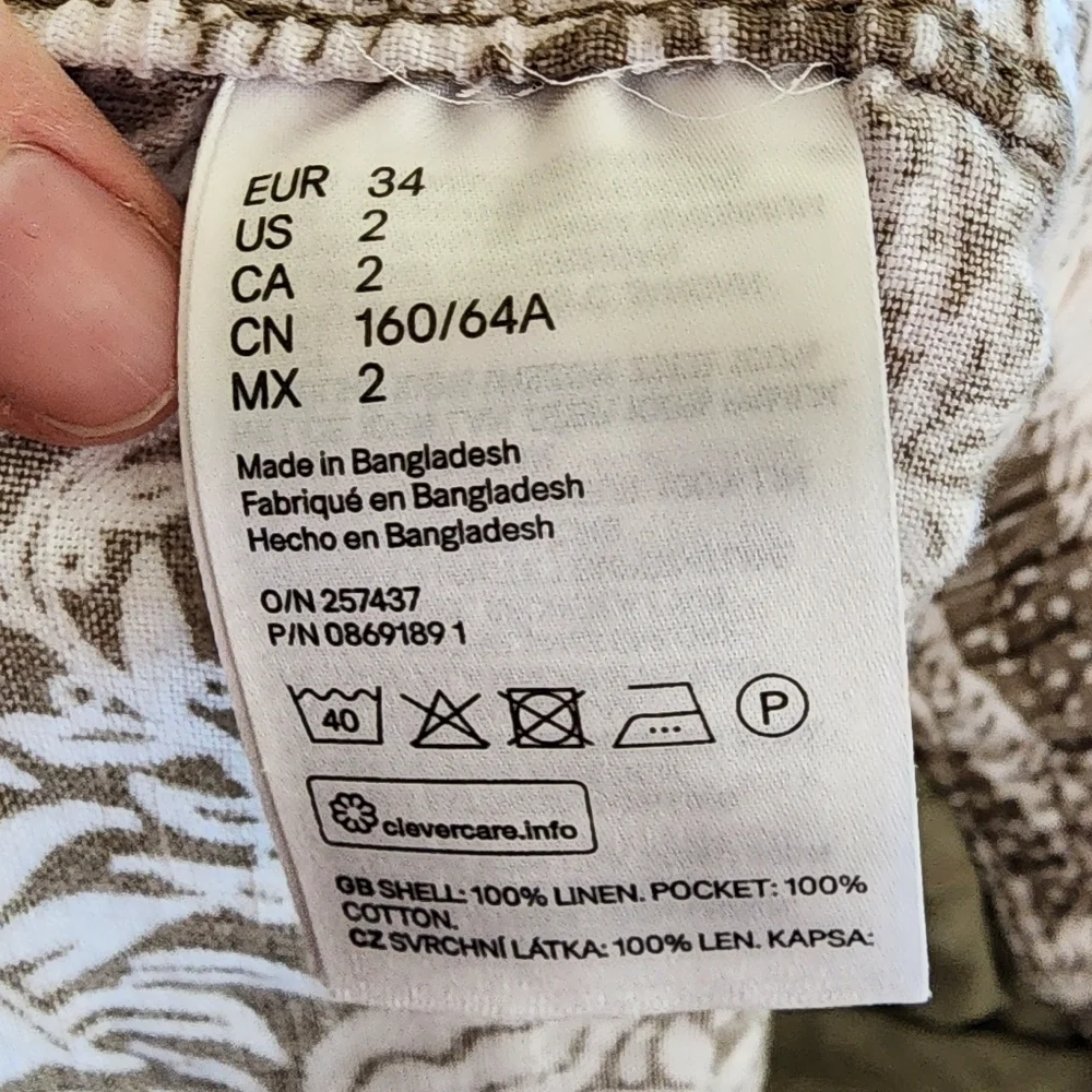 Desmond & Dempsey x H&M Pull-on Linen Pants 2